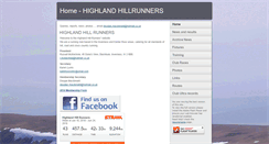 Desktop Screenshot of highlandhillrunners.org.uk