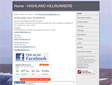 Tablet Screenshot of highlandhillrunners.org.uk